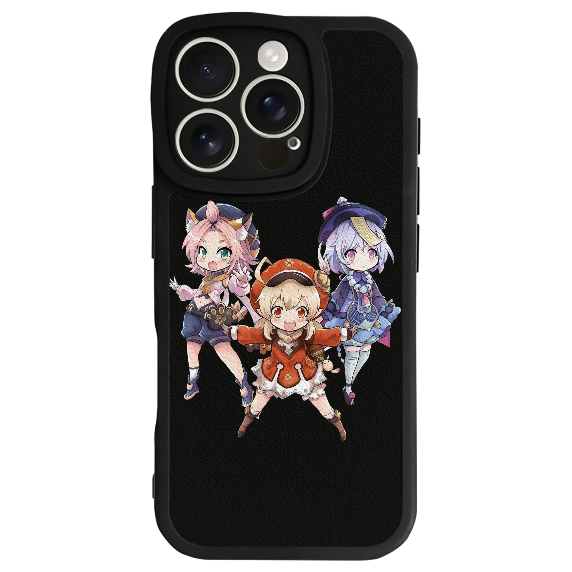 げんし神 七七 なな  genshin Nana 【iPhone 16シリーズ対応】シリコンスマホケース（レザー調） 材質：シリコン